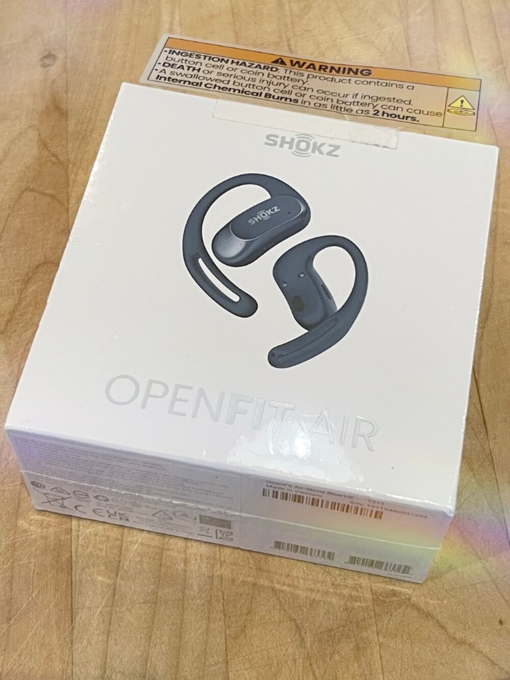 SHOKZ OpenFit Air - Open-Ear Wireless Earbuds -Stone Blue- Headphones *BNIB*